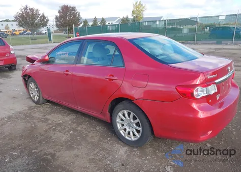 2013 Toyota Corolla Le из США, поврежденный, VIN 2T1BU4EE8DC083410